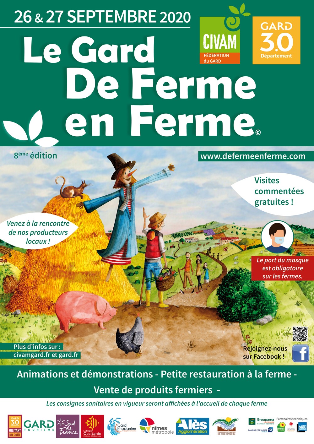 affiche de ferme en ferme 2020